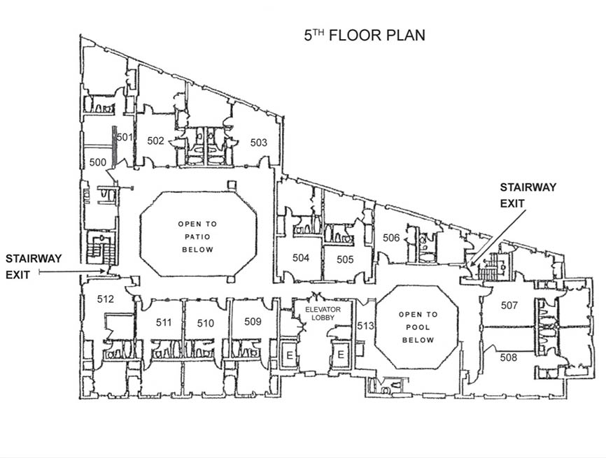 hotel building floor plans
